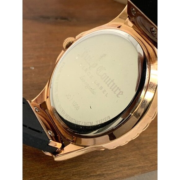 Juicy By Juicy Couture Women\'s Watch JC/1008 Quartz Rose Gold Black Dial 38mm main image 4